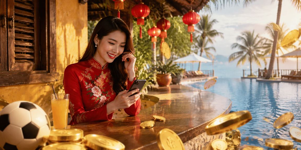 Người chơi Hội An tham gia game bài và nhận ưu đãi giải thưởng trực tuyến